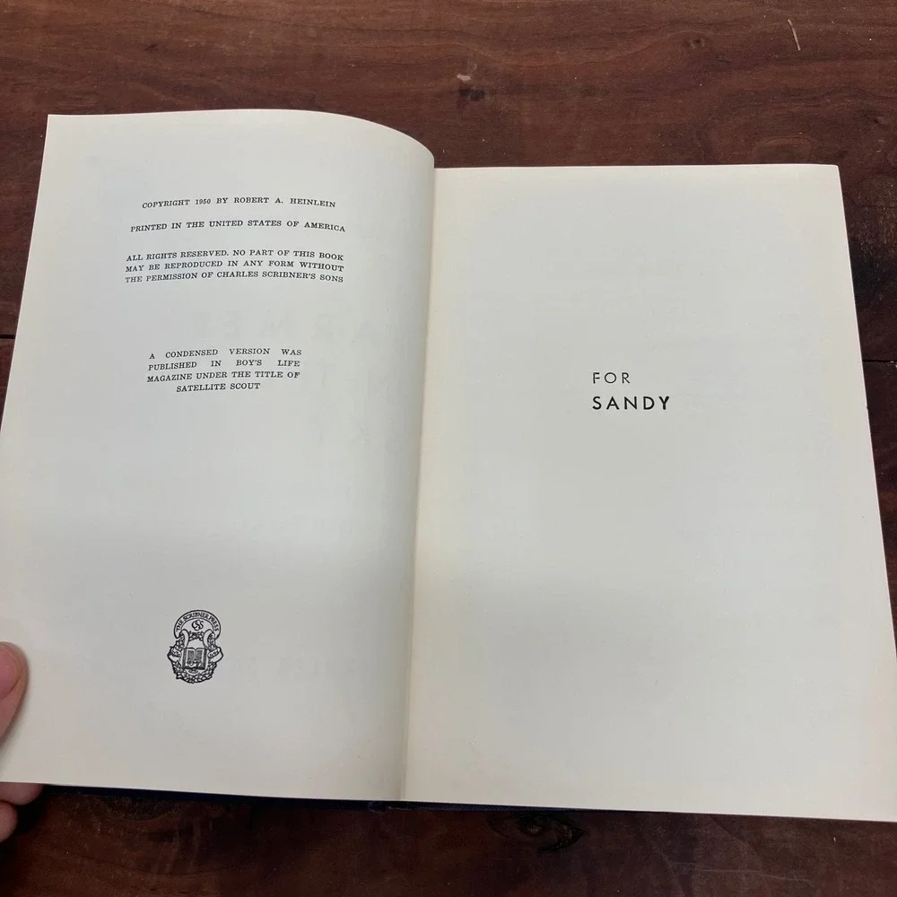 Farmer in the Sky Robert A. Heinlein 1953 Illustrated Sci-Fi Scribners Hardcover